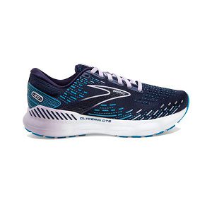 Brooks Glycerin GTS 20 Road Running Shoes - Womens, Navy/Blue/White | IE-CBU817905